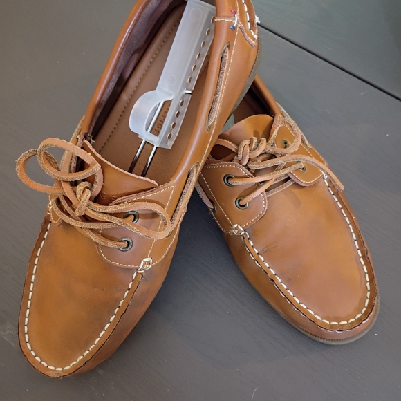 Tommy Hilfiger | Shoes | Tommy Hilfiger Tan Leather Boat  display picture 3